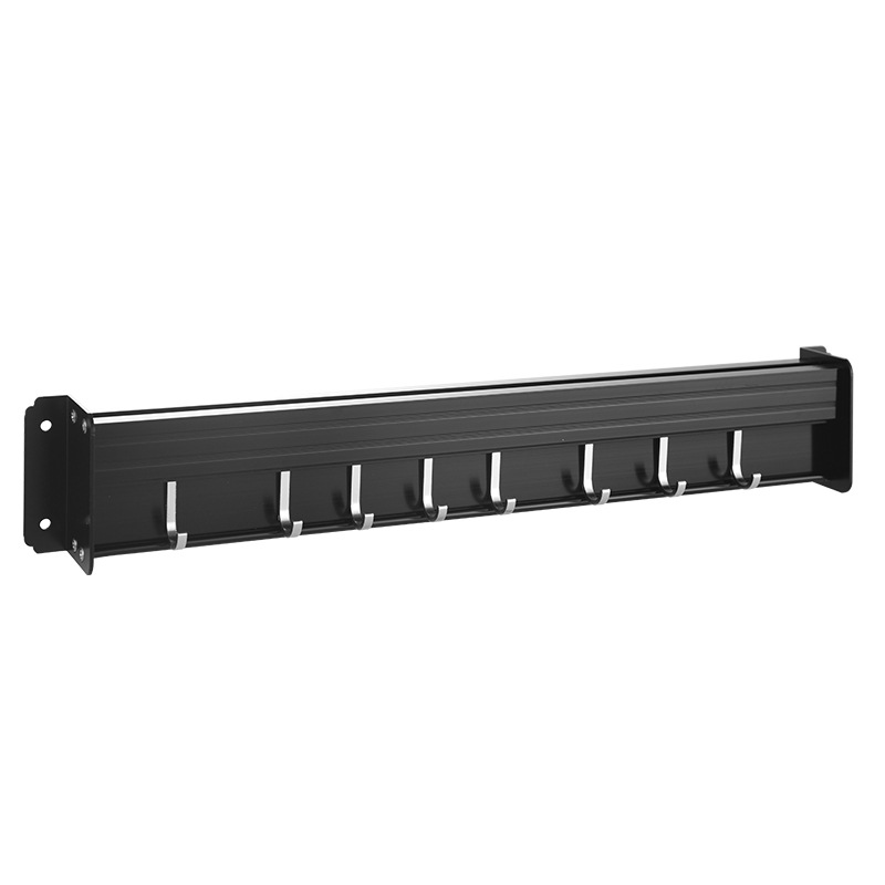 Non-drilling knife rack, kitchenware, multi-functional hook storage rack, wall-mounted knife, thickened space aluminum storage rack Item Picture