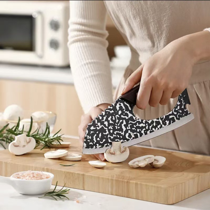 In-stock household kitchen knives, ladies' effort-saving stainless steel slicing knives, sharp slicing knives, women's kitchen knives, forged kitchen knives details Picture