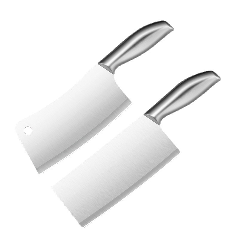 Manufacturer's all-stainless steel kitchen knives, household kitchen cutting knives, bone-chopping knives, slicing knives, scissors tools, multi-functional knives Item Picture