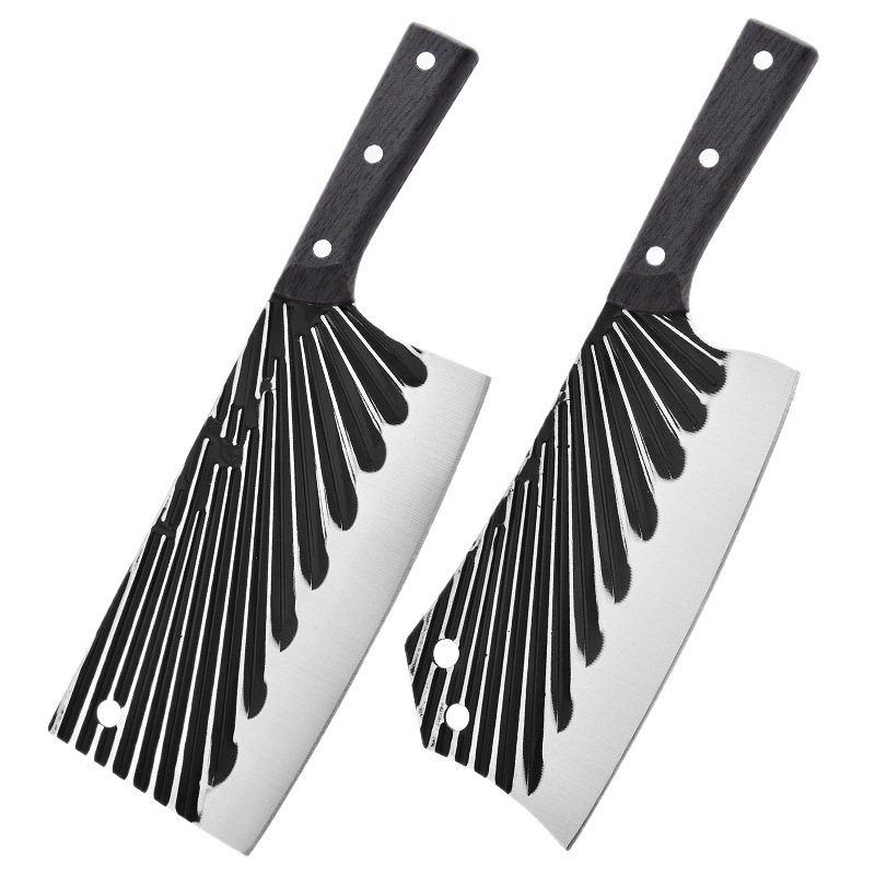 Yangjiang manufacturer's direct sales of household forged chopping knives, slicing knives, bone-cutting knives, 20-yuan model, street food knives, and kitchen knives Item Picture