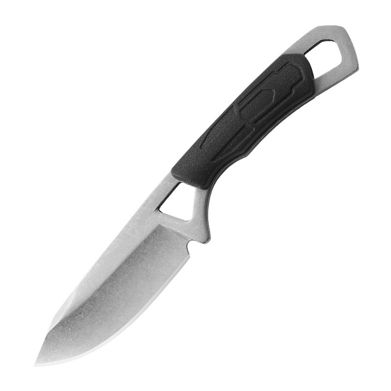 Cross-border outdoor camping knives, self-defense small straight knife, sharp fruit knife, portable neck-hanging knife, creative mini knife Item Picture