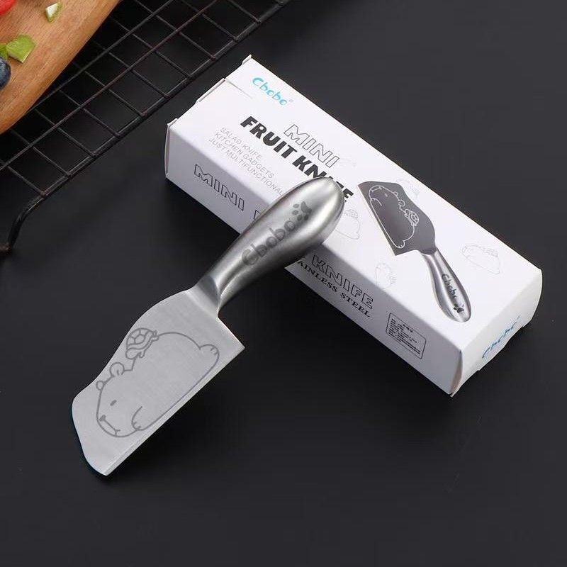Kapipala fruit knife, baby food knife, household student knife, mini kitchen knife, stainless steel butter knife, table knife Specification drawing
