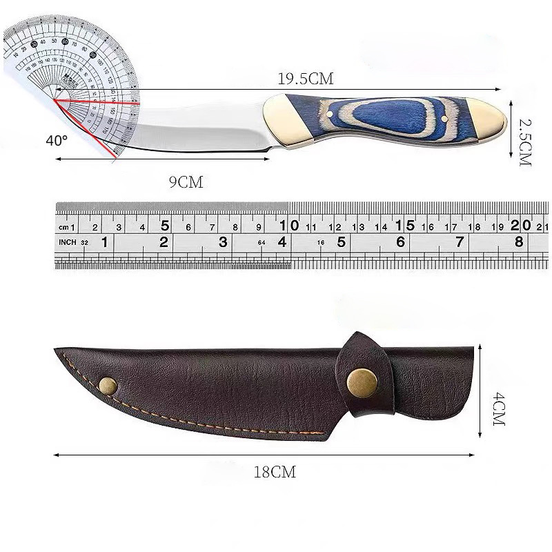 Pure copper-headed Mongolian hand-handled meat knife, fruit knife, portable knife for outdoor camping, meat knife, meat cutting knife, Western cuisine knife Application Scenario
