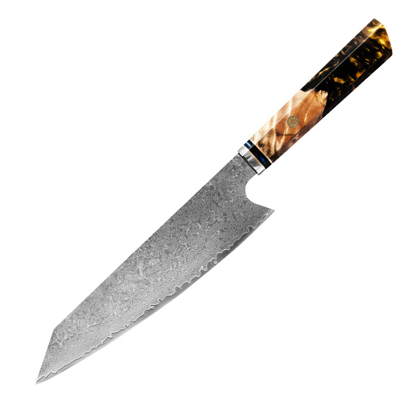 Sample discount: High hardness, sharp VG10 Damascus steel kitchen knife, slicing knife, ox knife, can be marked with logo details Picture