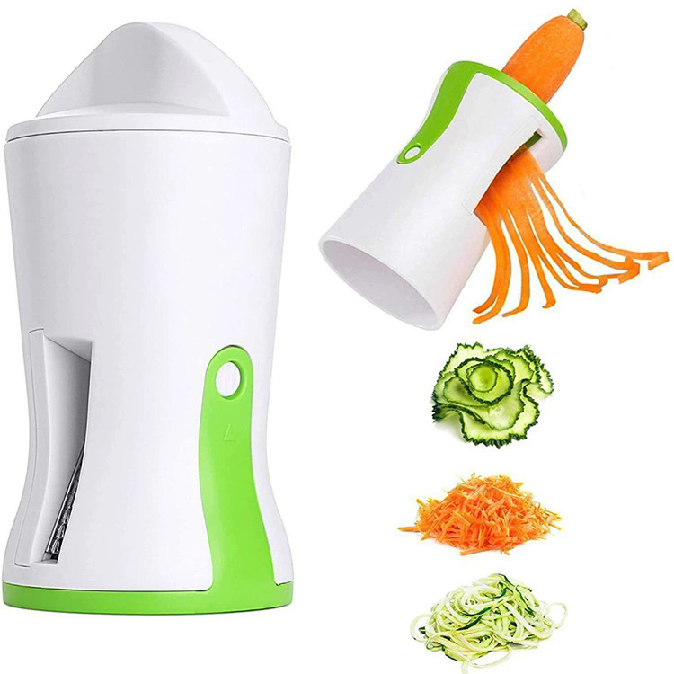 Grater and vegetable cutter three-in-one rotary grater 3-in-1 spirdlizer spiral grater full figure