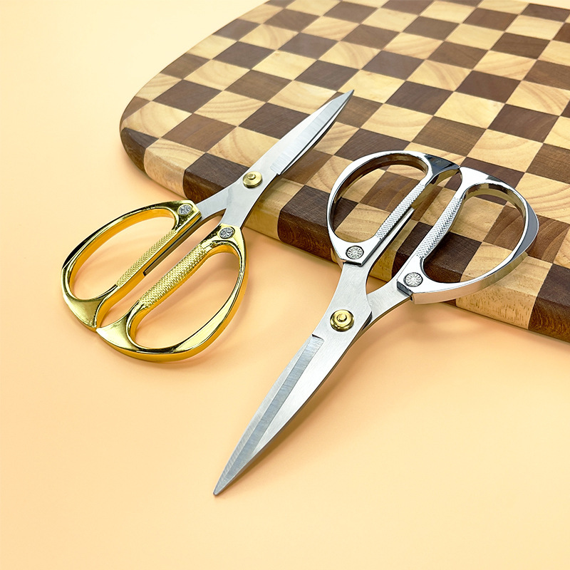 German k82 kitchen scissors, household stainless steel strong chicken bone scissors, special scissors sharp, tailor-made, multi-functional by hand details Picture