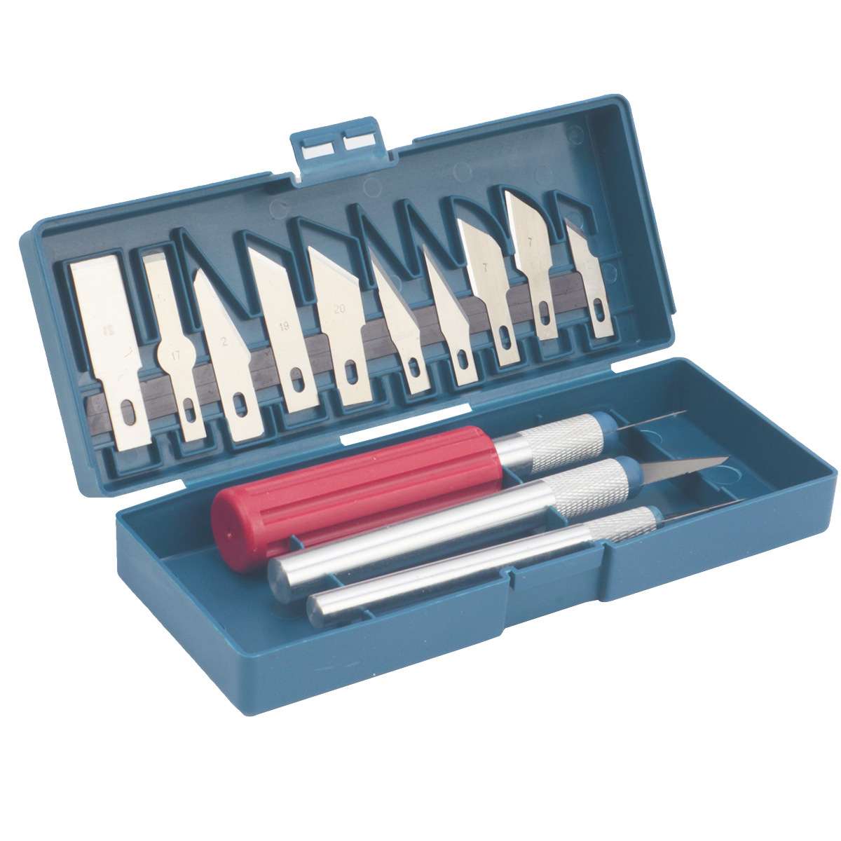 【 Original Manufacturer 】 Metal 13PC engraving knife, utility knife, fruit chef engraving knife, wood engraving knife tool set undefined