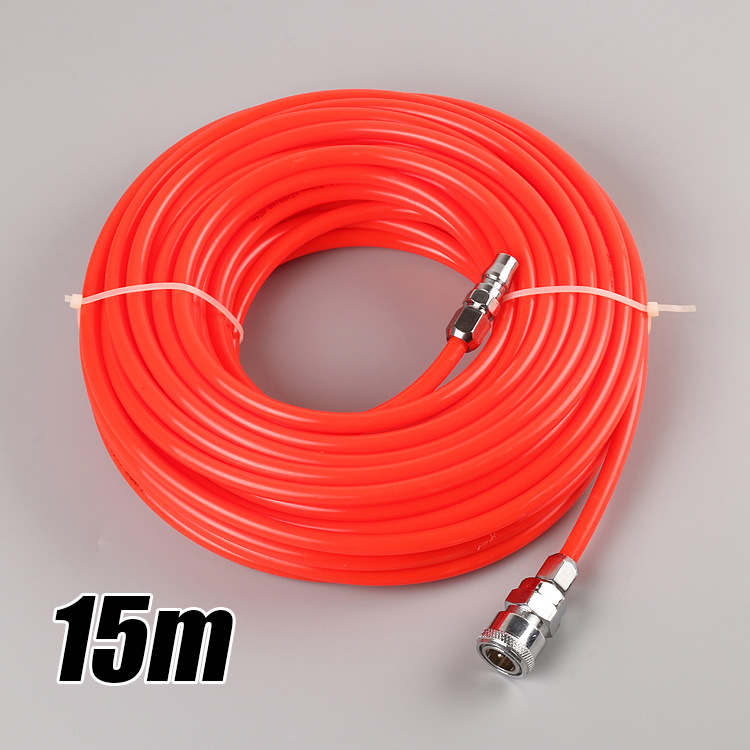 5*8/10*6.5/12*8 pneumatic straight pipe air compressor air pump high-pressure hose with quick coupling air duct Specification drawing