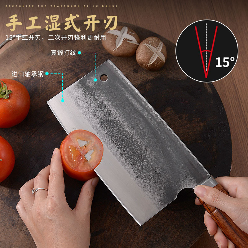 Thick-backed forged bearing steel, suitable for both cooking and chopping, cutting chicken, goose and duck, sharp for cutting meat in the kitchen, and for hotel chefs Application Scenario