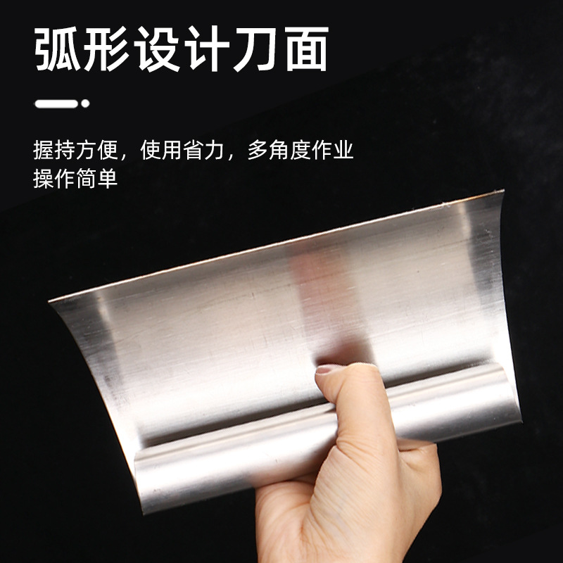 Manganese steel and stainless steel pig-scraping knives, pig-peeling knives, slaughterhouse knives, pig-slaughtering knives, pig-scraping knives, hair-pulling and hair-scraping tools details Picture