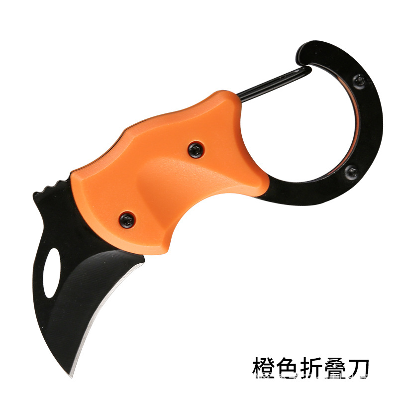 Factory wholesale new outdoor mini mountaineering fox knife, outdoor portable multi-functional EDC folding knife undefined