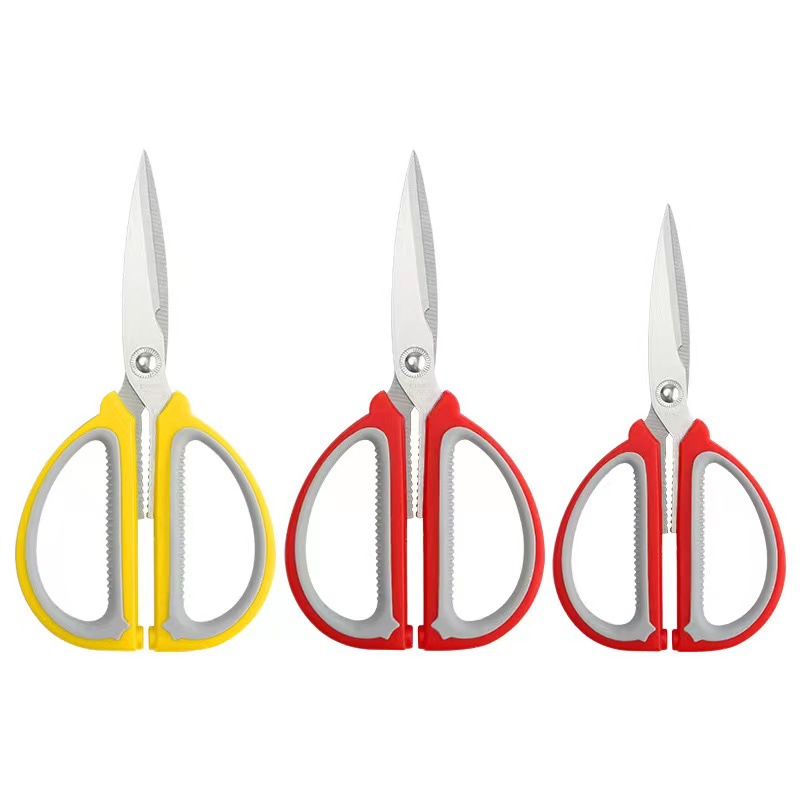 German imported stainless steel household scissors, powerful kitchen multi-functional tailor scissors, student handcrafted art scissors full figure