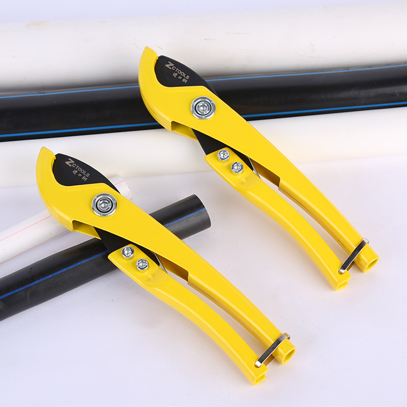 PVC pipe cutter manufacturer wholesale PPR pipe scissors, aluminum-plastic pipe scissors, engineering home decoration water pipe quick cutting knives Specification drawing