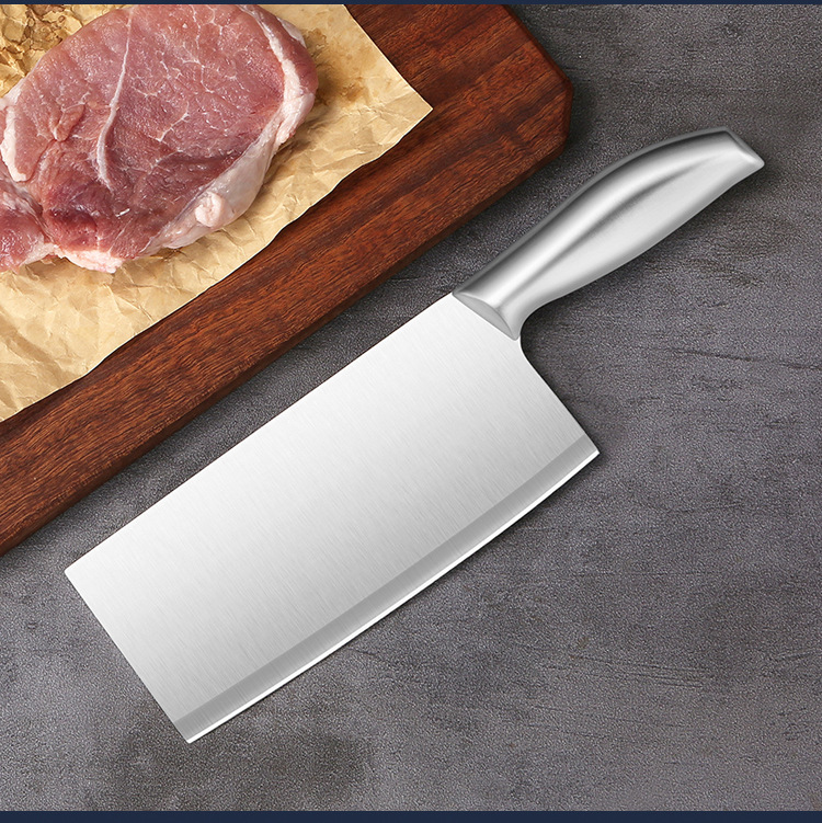 Manufacturer's all-stainless steel kitchen knives, household kitchen cutting knives, bone-chopping knives, slicing knives, scissors tools, multi-functional knives details Picture