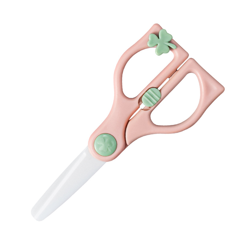 Baby food scissors, portable storage for babies, takeout children's food, ceramic small scissors, eating scissors, meat cutting tools Item Picture