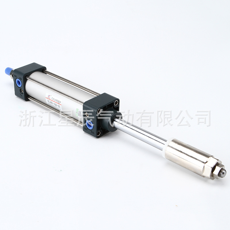 Xingchen Pneumatic SCJ standard cylinder, adjustable standard cylinder, double-acting type, pull rod type cylinder, double-acting cylinder details Picture