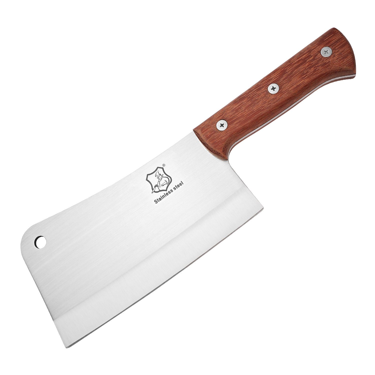 Thickened bone-cutting knife, household stainless steel kitchen knife, special for meat and bone slicing in the kitchen, hotel chef's commercial bone knife Item Picture