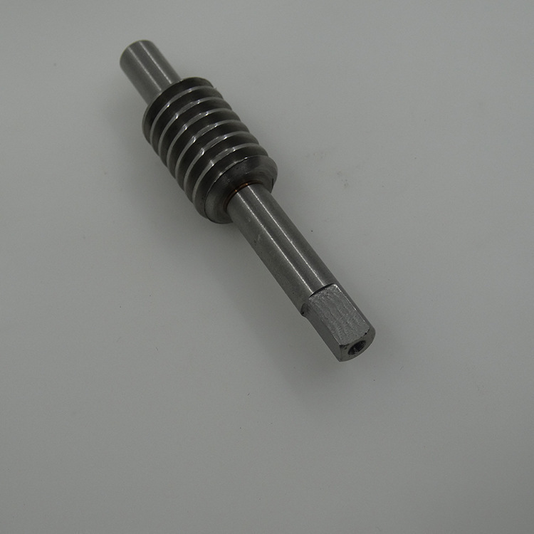 Wholesale supply of stainless steel double-threaded worm gears, worm gear transmission mechanical parts, worm gears and worm gears details Picture