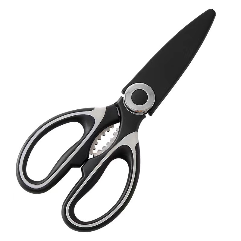 Stainless steel chicken bone kitchen household scissors for cutting bones and meat, multi-functional, multi-purpose and labor-saving scissors in stock for wholesale Item Picture