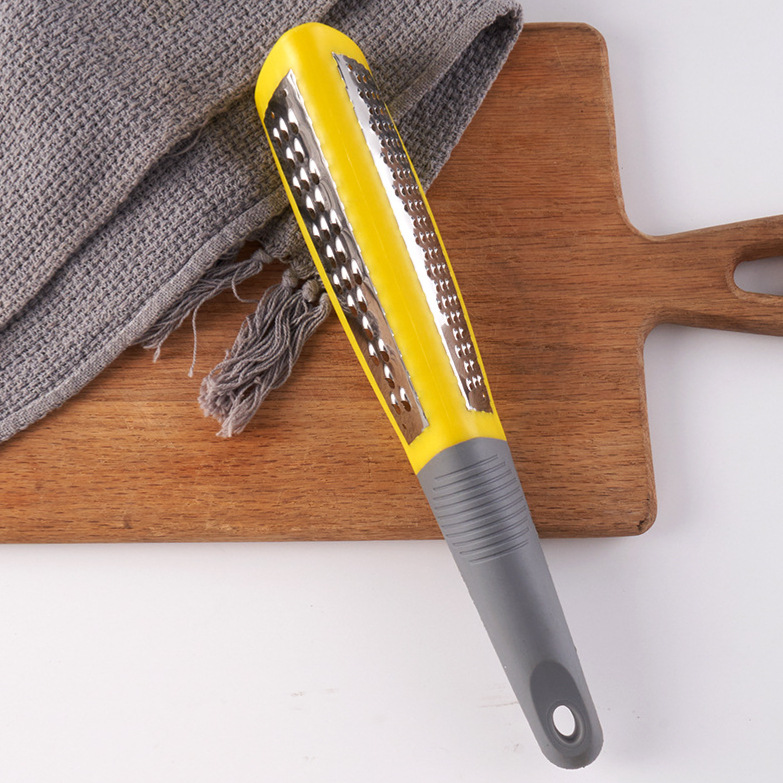 Cross-border wholesale double-sided stainless steel potato shreds grater, commonly used in household kitchens, lemon shreds, cheese and cheese grater Specification drawing