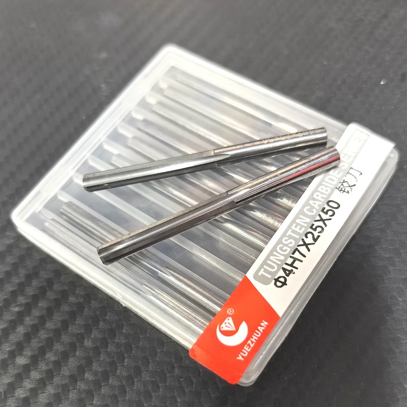 Processing of the inner hole surface finish of 2-20mm integral tungsten steel straight shank machine reamers and integral alloy straight groove reamers Specification drawing
