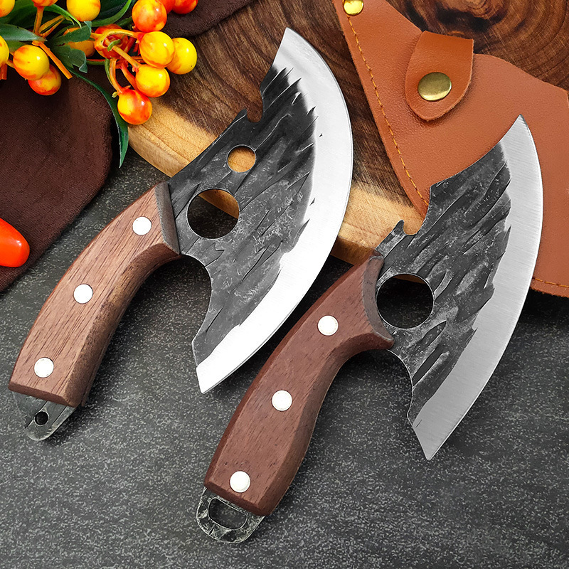 Mini splitter, special for bone removal, slaughtering, pig and sheep slaughtering, small kitchen knife, small meat cutting knife, fruit knife full figure