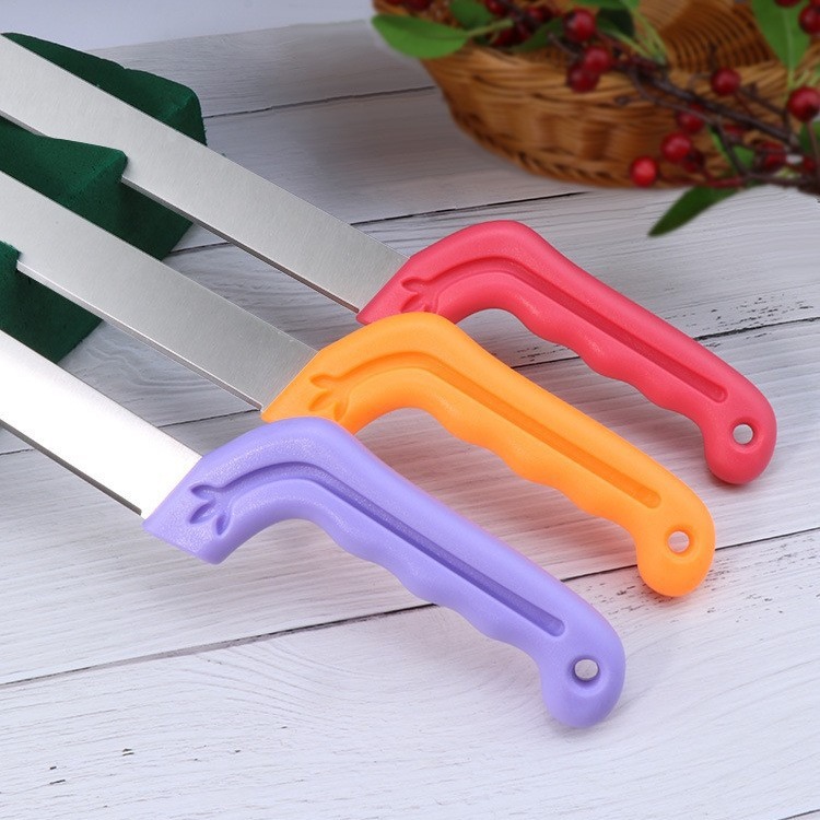 In-stock stainless steel flower mud knives, flower shop floral art supplies, cutting tools, garden repair special knives, household flower mud knives Specification drawing