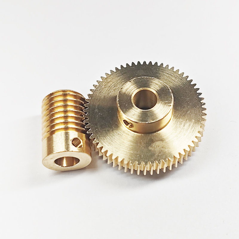 Youdaoplaceholder0 0.5 mode enveloping worm gear and worm 10/15/20/25/30/40/50/60 times reduction ratio transmission machine details Picture