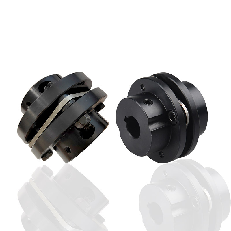 45 steel flange single diaphragm coupling, high-torque through servo motor lead screw step single diaphragm coupling Item Picture