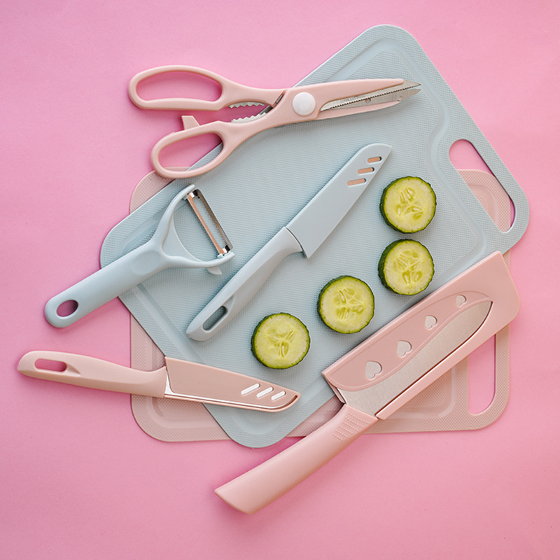 Household cutting boards, slicing knives, kitchen knife sets, dormitory cutting boards, complete set combinations, gift cutting boards, fruit cutting boards details Picture