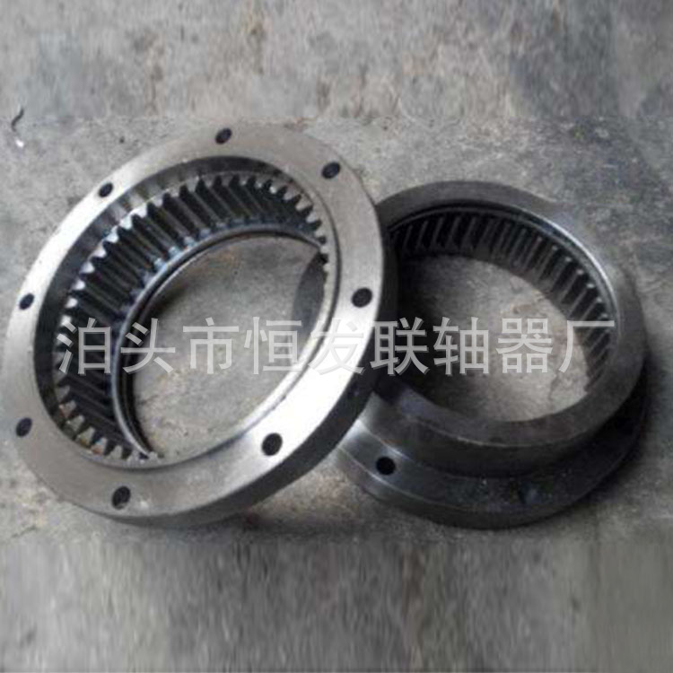 Drum gear coupling, high-torque GIICL type gear coupling, crane internal and external gear coupling Specification drawing