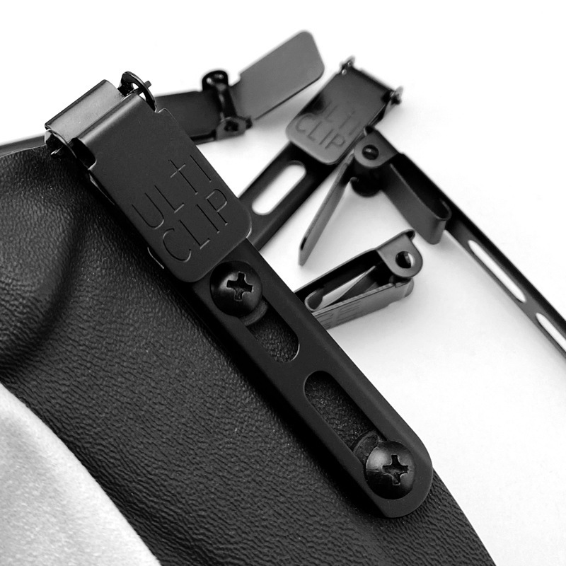 ulticlip scabbard waist clamp K sheath kydex K clamp Waist clamp gun holster stainless steel clamp Application Scenario