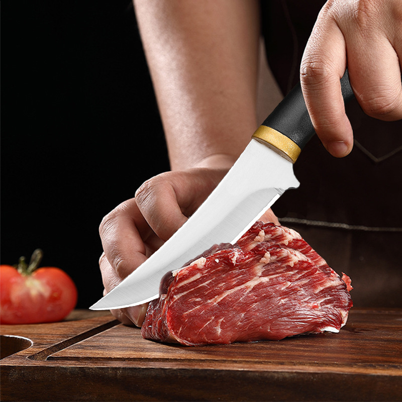 Household kitchenware, camping equipment, fishing, cutting knives, boning knives, hand-held meat knives, fruit peels, melons and fruits Specification drawing