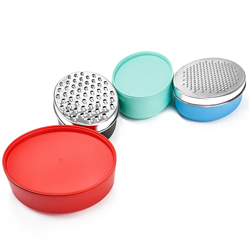 Kitchen stainless steel box grater, multi-functional vegetable cutter with storage box, grater, a kitchen wonder Application Scenario
