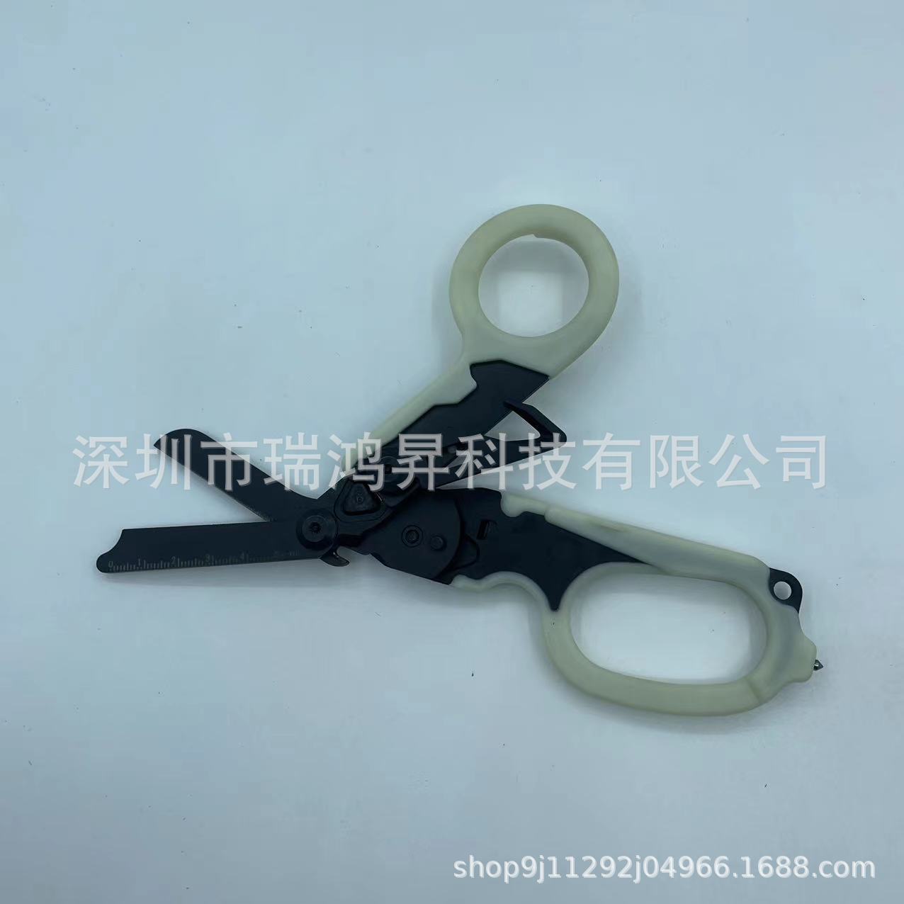 Tactical folding scissors, medical emergency multi-functional scissors, Raptor scissors, outdoor tactical folding pliers, K-sheathed undefined