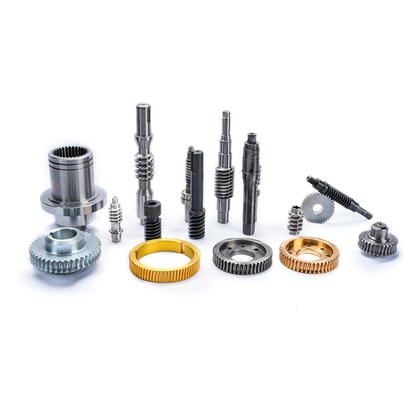 We supply various non-standard gear, micro precision worm gear and worm processing parts and mechanical transmission parts processing details Picture