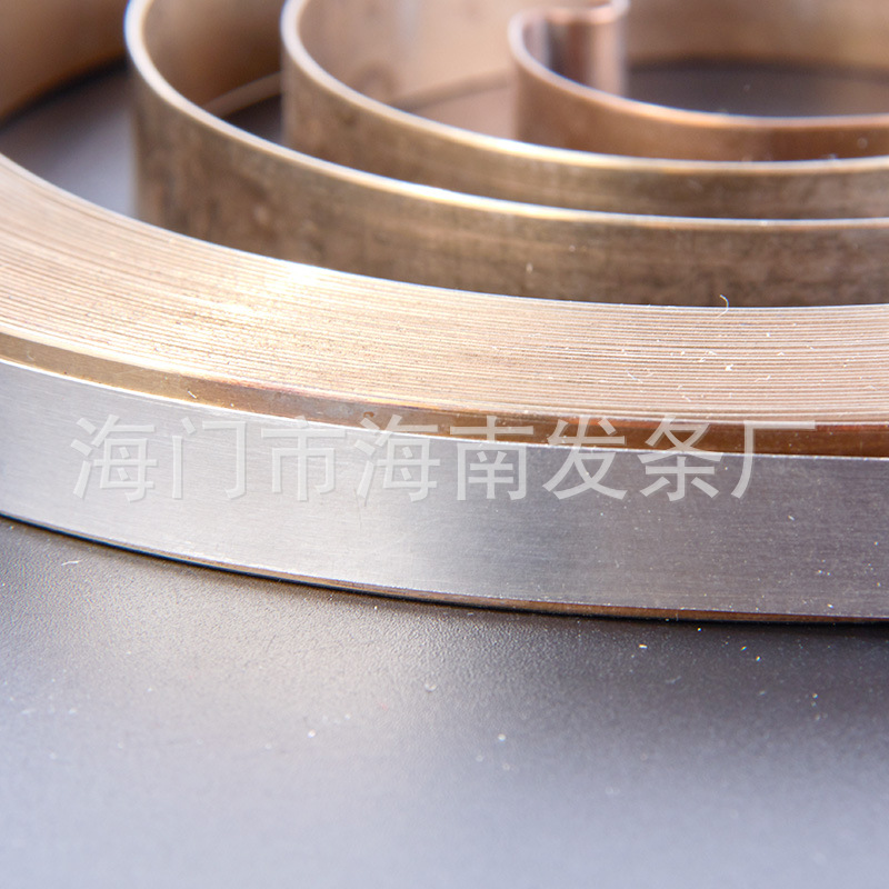 Coiled spring toys, hardware coiled springs, stainless steel constant force springs, mainspring springs Specification drawing