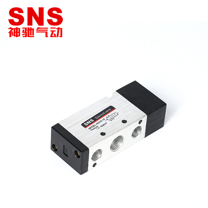 SNS Shenchi Pneumatic 4A Series two-position five-way air control valve Pneumatic control air hole valve 4A110 4A210 details Picture