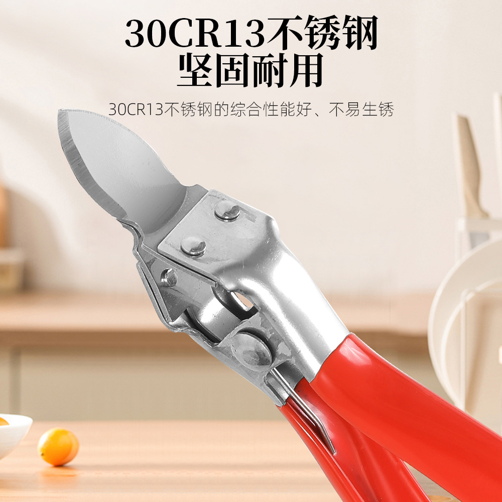 Stainless steel durian opener, professional durian and jackfruit opener, safe fruit opening and picking scissors Application Scenario