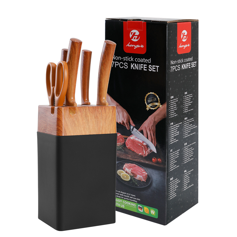 A complete set of kitchenware, a set of kitchen knife sets, a combination of household stainless steel kitchen knives and knives, a set for kitchen use Item Picture