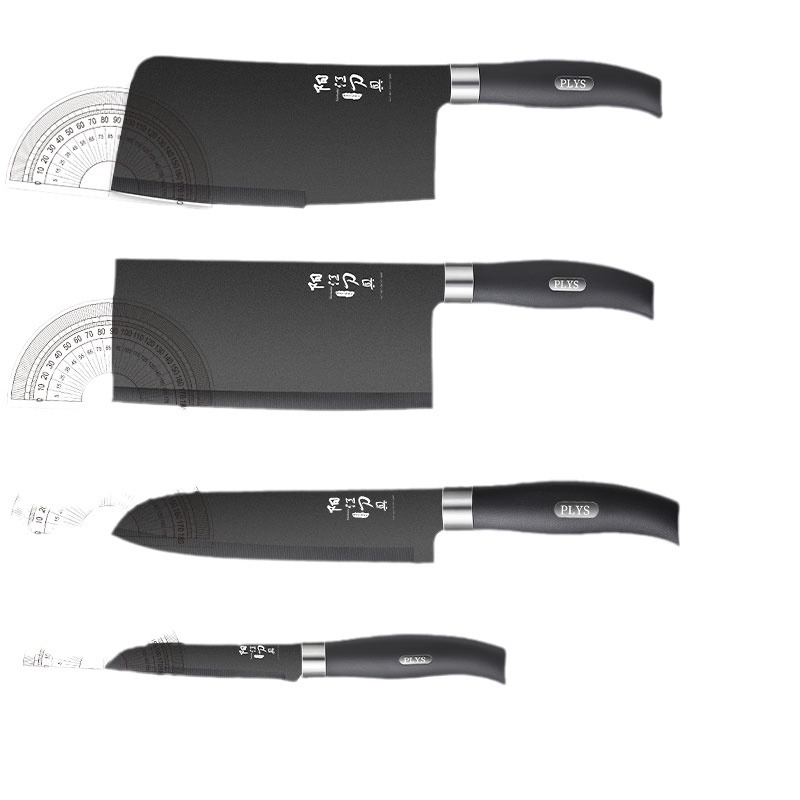 A complete set of anti-rust knives, including kitchen knives, bone knives, fruit knives, and two sets of household kitchen knives and cutting boards Item Picture