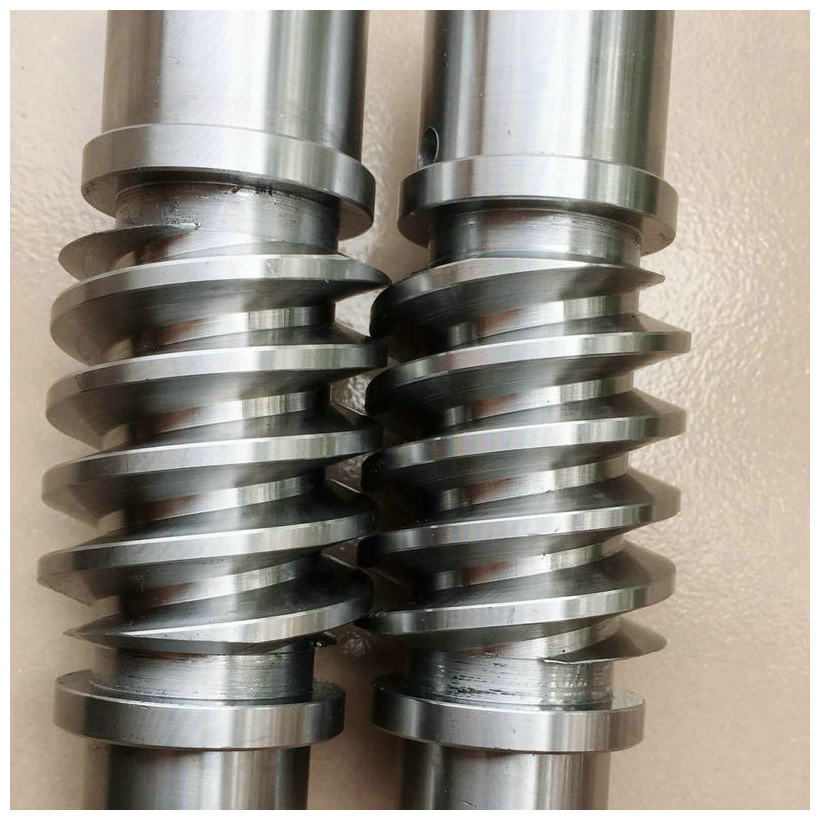 Multi-head turbine worm, stainless steel double-head worm, Archimedes worm turbine Specification drawing