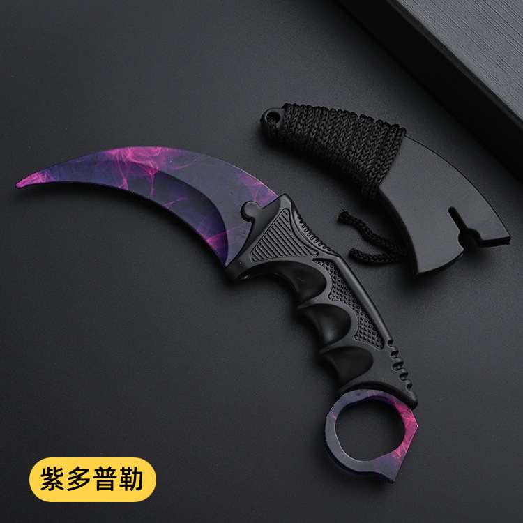 Game peripheral csgo claw knife, uncut claw knife toy model, knife self-defense cold weapon, eagle claw knife play undefined