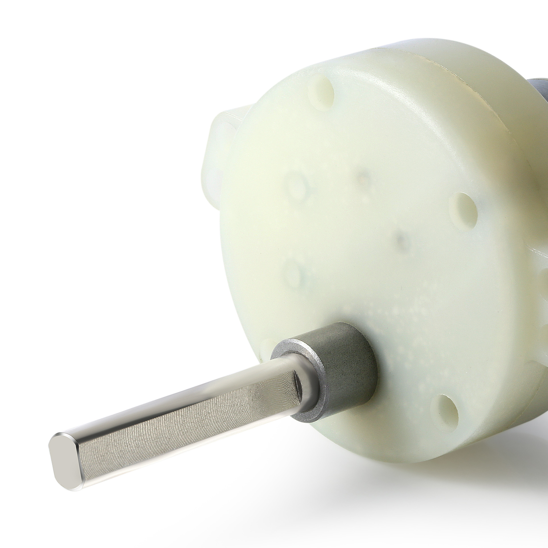 Huayida 3.7-6V 5kg high-torque reduction gearbox 500 meat grinder plastic gearbox details Picture