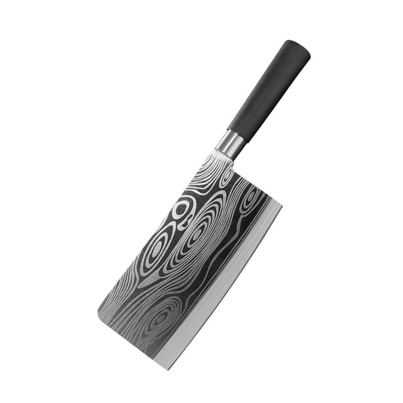 Damascus kitchen knife, pork knife, traveling steel kitchen knife, slicing knife, chef's knife, pork knife, forging and bone-cutting knife Item Picture