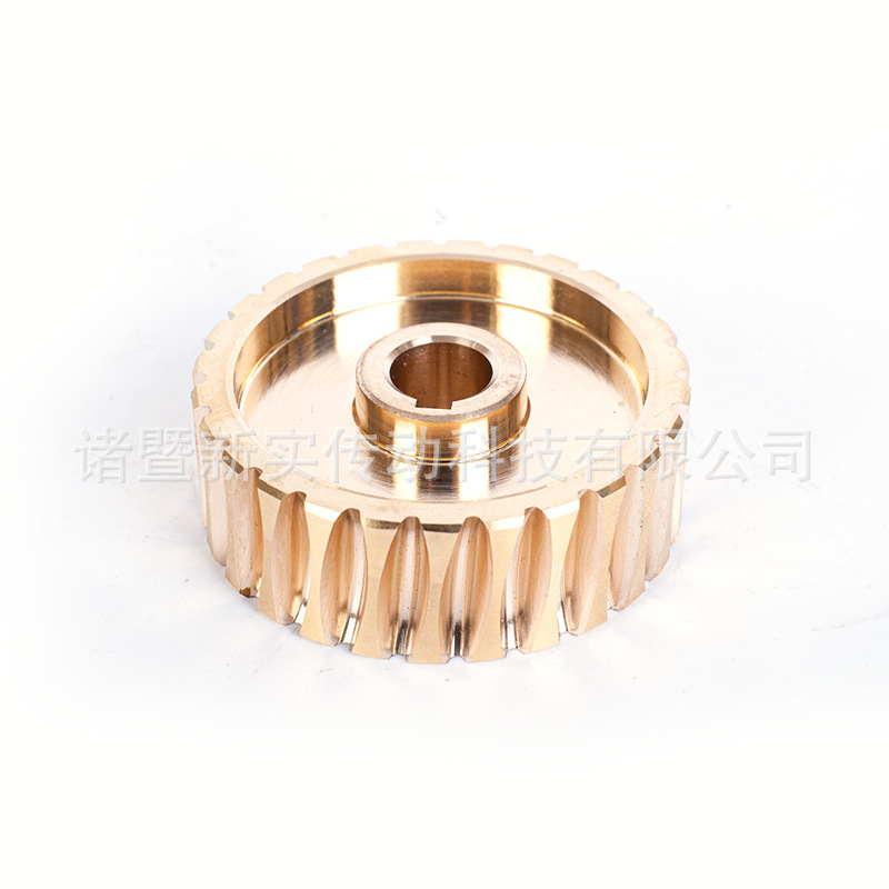 Processing non-standard worm gears and worm rods, high-precision turbine casting machinery equipment, tin bronze worm gears and worm rods, copper worm gears Specification drawing