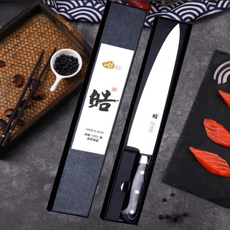 Japanese beef knives, bar counter fruit knives, beef knives, cooking knives, sushi knives, Western food knives, steak knives, chef knives, head chef knives full figure