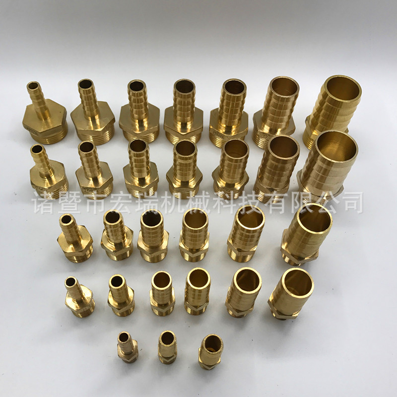 1 point 2 points 3 points 4 points 6 points Copper Green joint copper hook joint insert air pipe hose outer pagoda joint details Picture