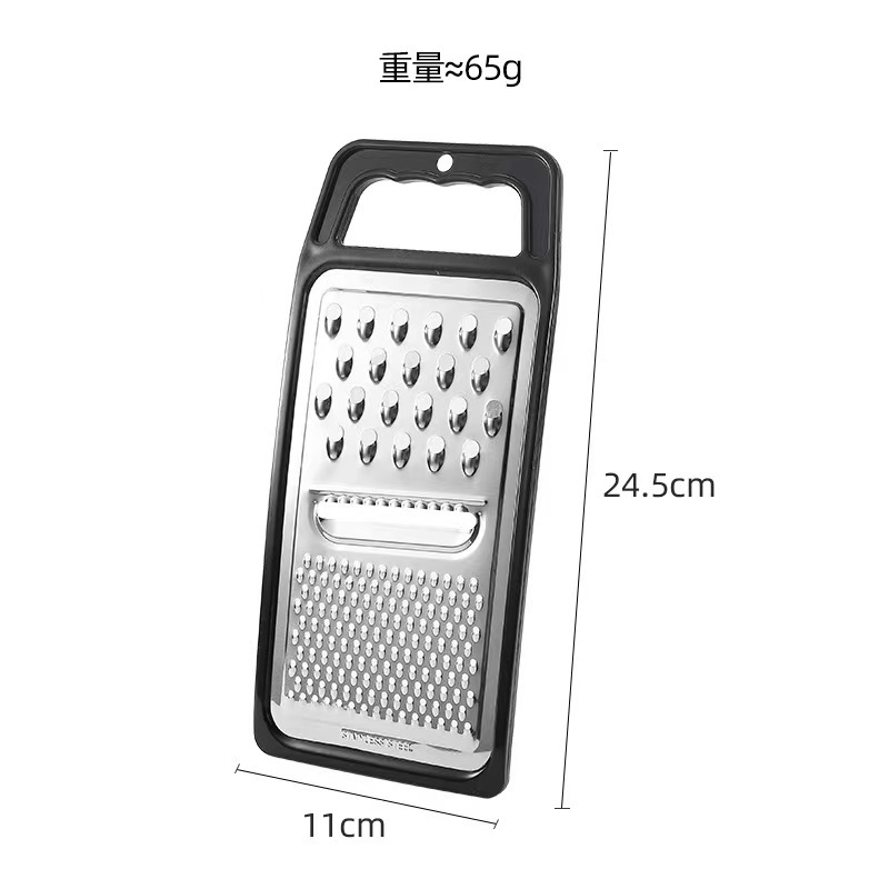 Wholesale stainless steel grater, three-in-one multi-purpose flat grater, blade grater, radish grater, and fruit grater Application Scenario