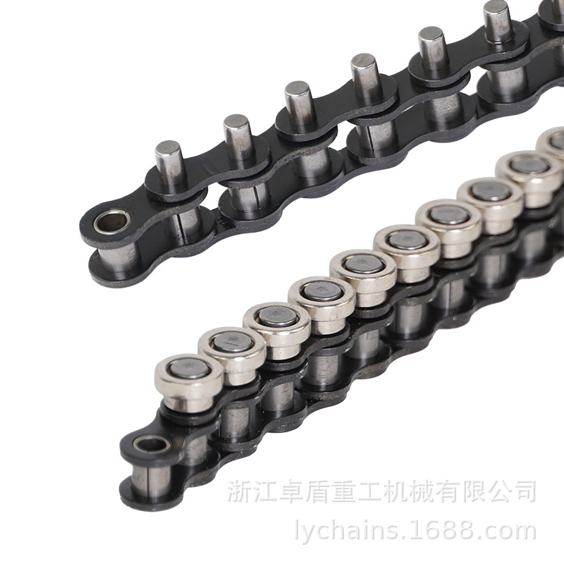 Automatic insertion line 35C/06C side roller carbon steel chain, 3-pitch 9.525 wave soldering and reflow soldering chain Item Picture